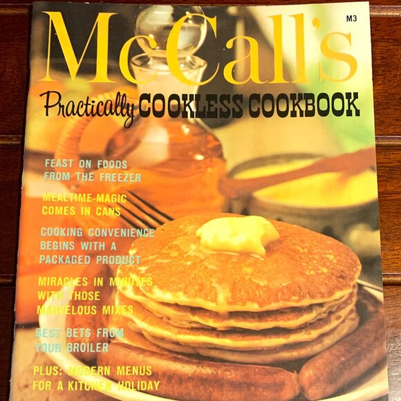Vintage McCall's 'Practically Cookless Cookbook' M3 in the McCall's Cookbook ser - Picture 1 of 1